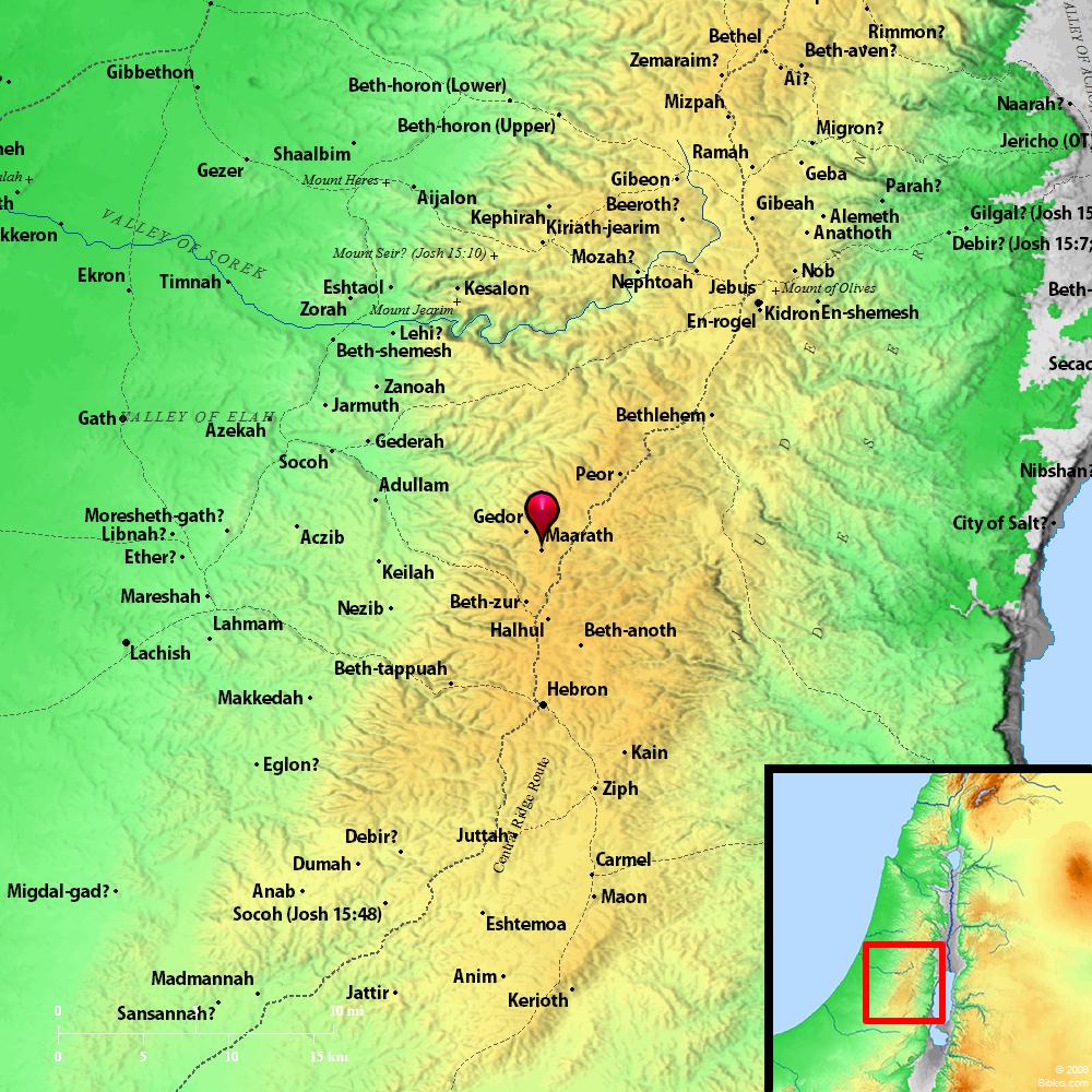 Arabah Map